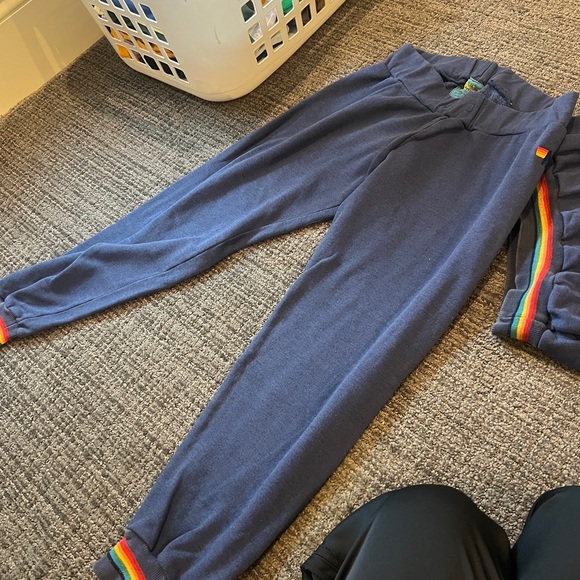 Aviator Nation Rainbow Cuff Sweatpants - Picture 5 of 5